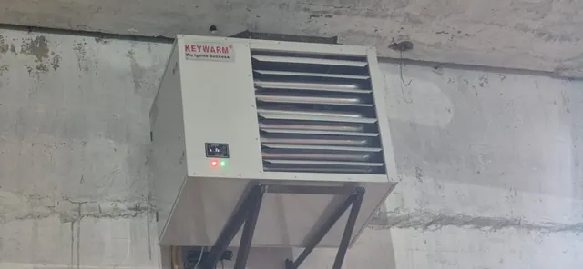 KEYWARM: Газовый калорифер на кронштейне